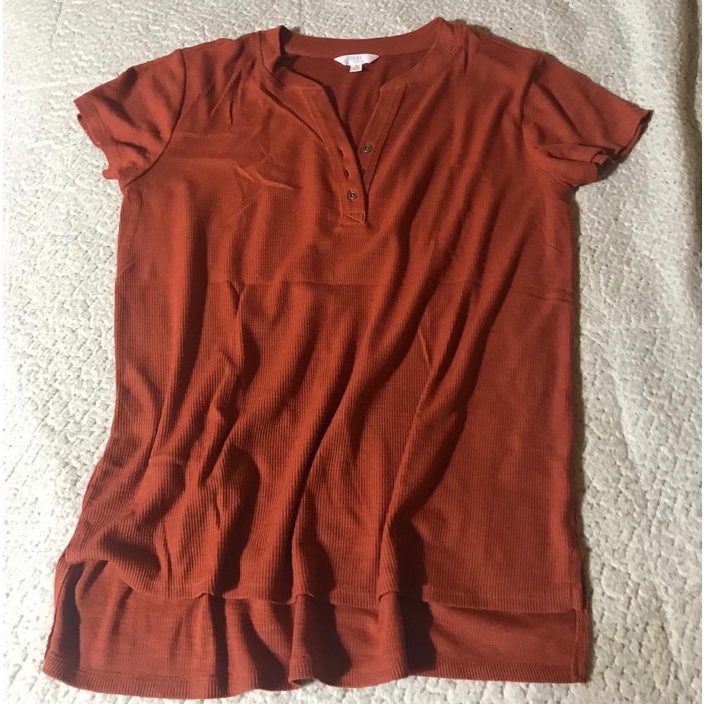 Womens Small Ribbed Top